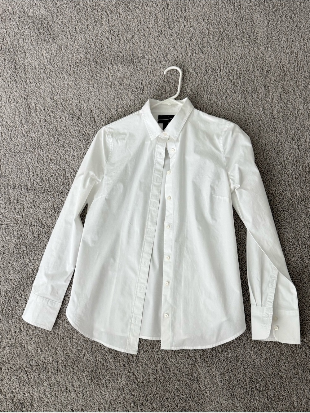 J. Crew White Button-Up Dress Shirt
